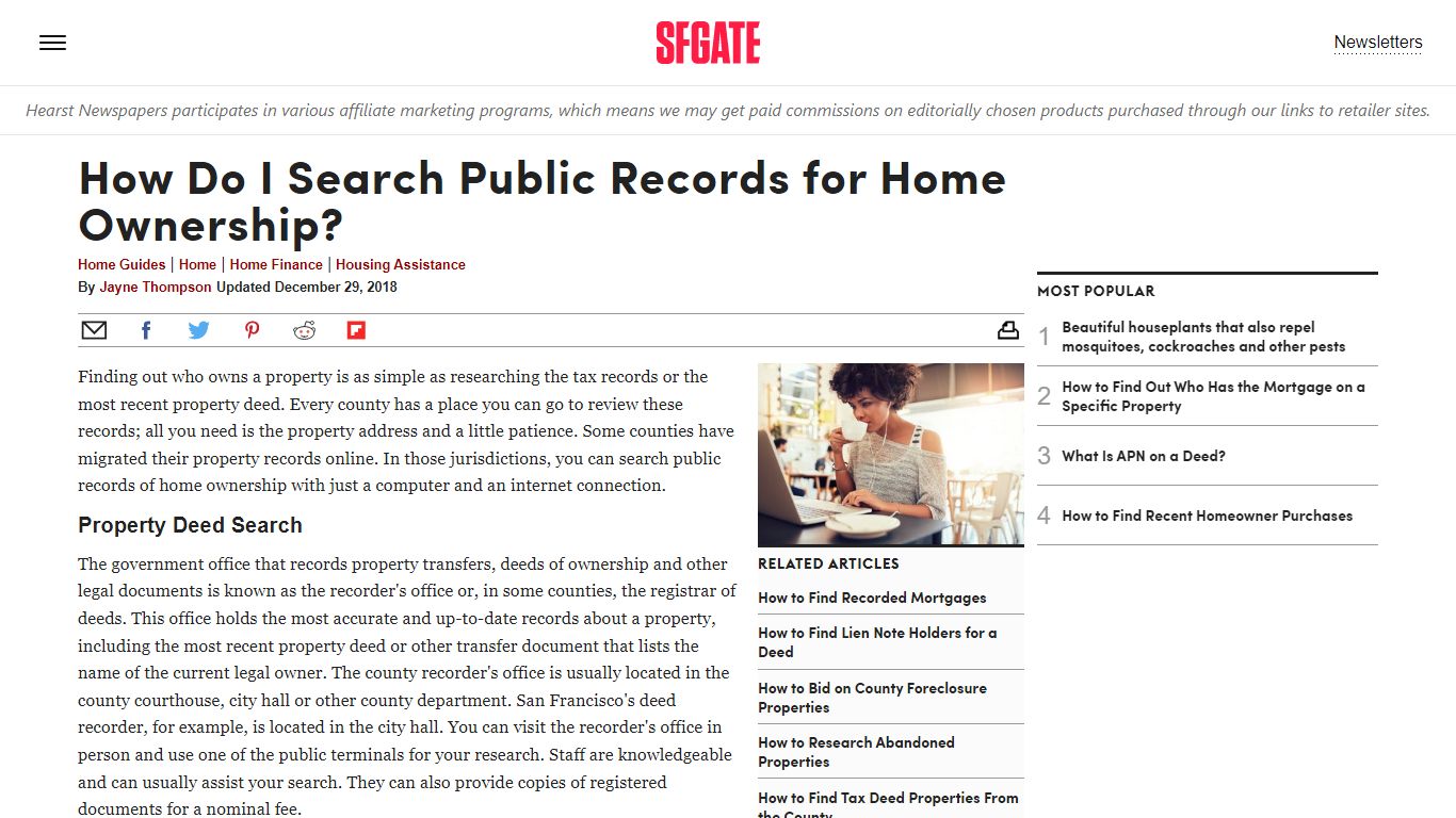 How Do I Search Public Records for Home Ownership?